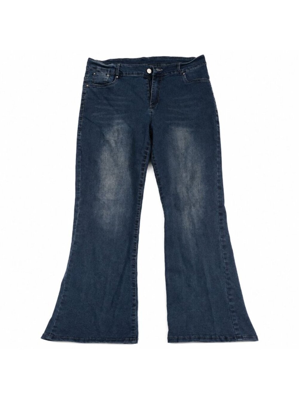 Lee Women's Medium Wash Bootcut Jeans 14M Stretch Denim Casual Pants
